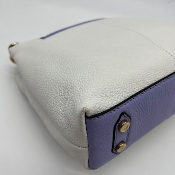Lodis Periwinkle And White Envelope Crossbody Bag - Picture 8 of 10